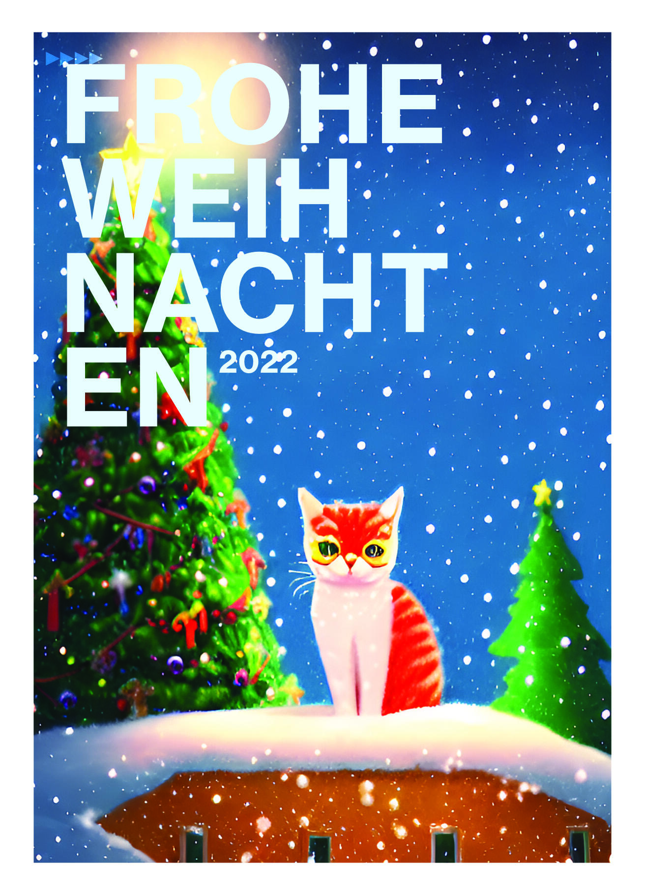 AI made Weihnachtskarte