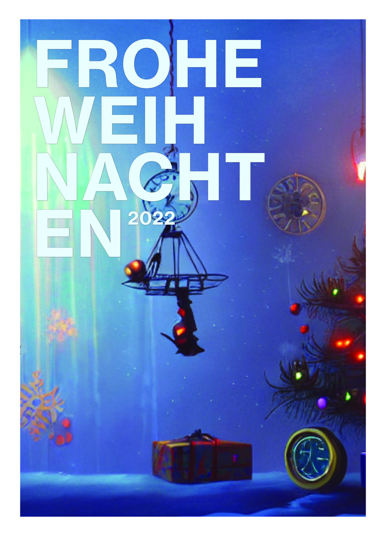 AI made Weihnachtskarte